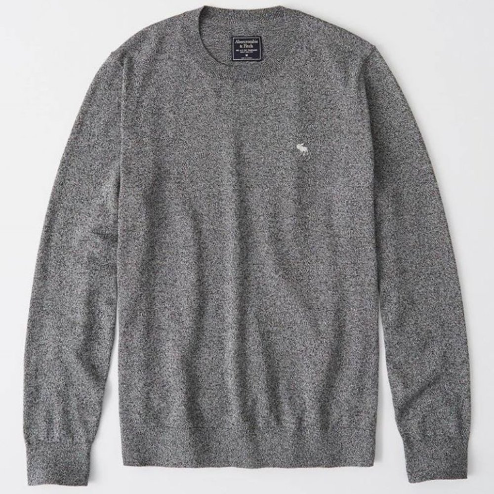 Mens Icon Crewneck Sweater Abercrombie & Fitch A&F